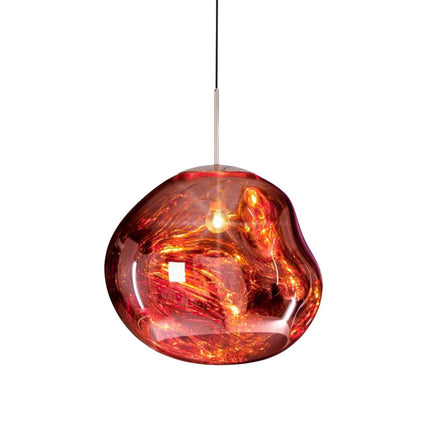 LunaLux Glass Pendant Light with Modern Elegance and Warm Ambient Illumination for Dining Areas