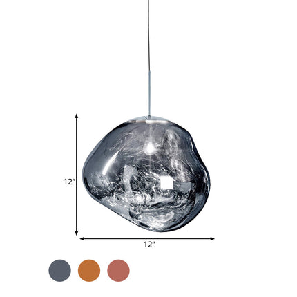 LunaLux Glass Pendant Light with Modern Elegance and Warm Ambient Illumination for Dining Areas
