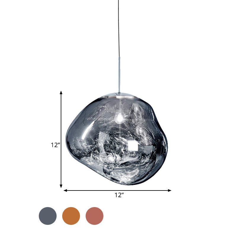 Suspension en verre LunaLux avec élégance moderne et éclairage d’ambiance chaleureux pour les salles à manger