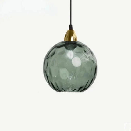Glass Pendant Lamp – Modern Clear Glass Design with Warm Ambient Lighting