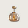 Plafonnier – Design nordique moderne avec construction métallique fine et éclairage doux