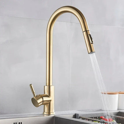 Kitchen Faucet – 360° Rotating Design with Single-Lever Control & Durable Brass Construction