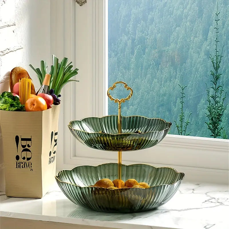 StackBowl – Pladsbesparende Frugtskål med Stablebar Design