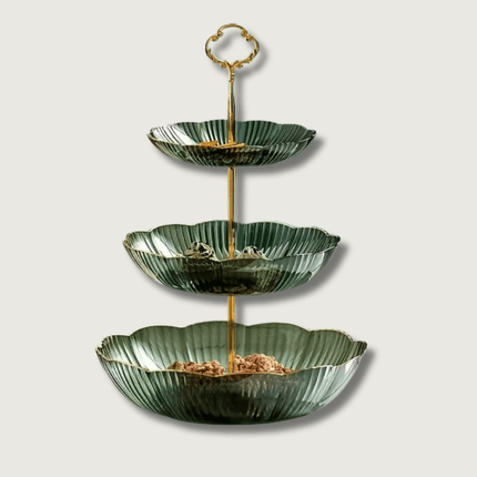 Tiered Serving Stand – Elegant 3-Layer Design for Snacks, Pastries & Table Display