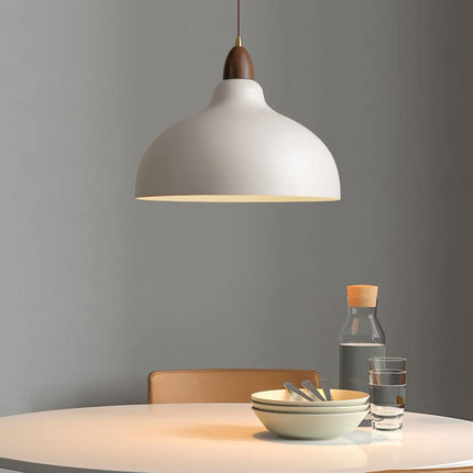 Pendant Light – Scandinavian Design with Adjustable Cord & Durable Wood-Metal Construction