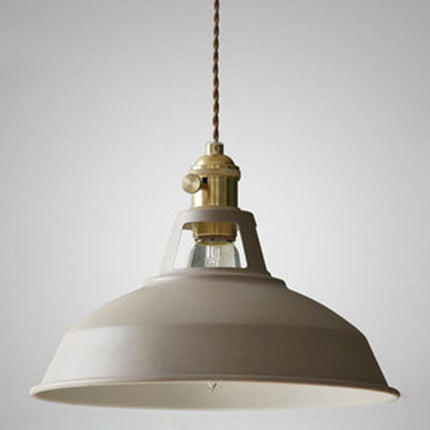Industrial Pendant Lamp – Retro Metal Design with Warm Ambient E27 Lighting