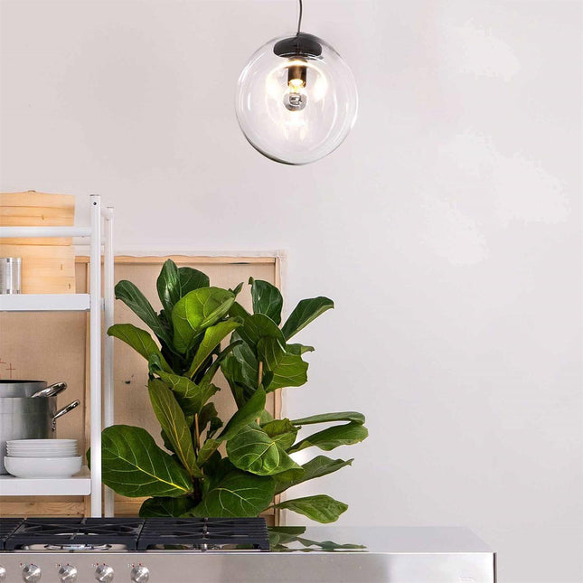 Pendant Light – Elegant Teardrop Glass Design with Adjustable Hanging Cord & Modern Interior Style