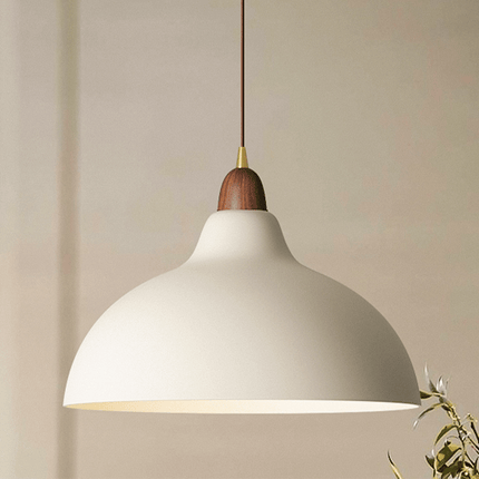 Pendant Light – Scandinavian Design with Adjustable Cord & Durable Wood-Metal Construction