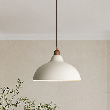 Pendant Light – Scandinavian Design with Adjustable Cord & Durable Wood-Metal Construction