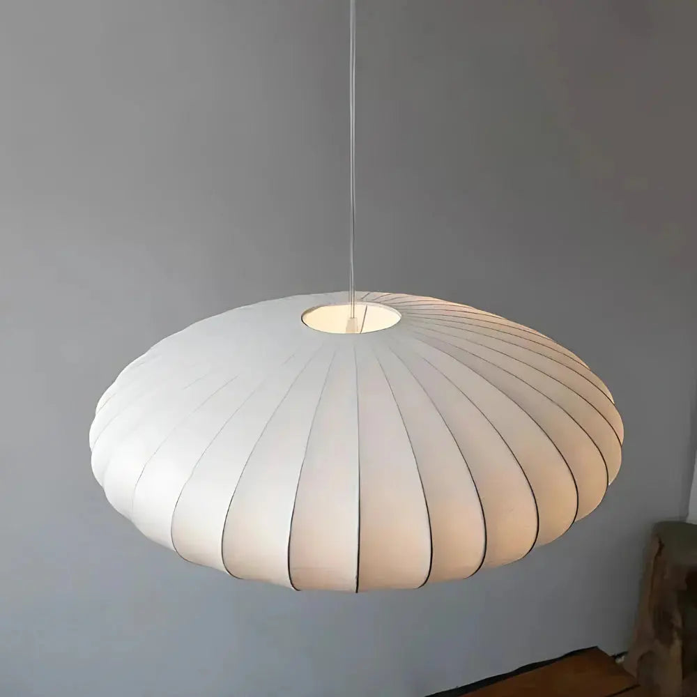 TsukiyoAura – Japandi Loftslampe med Blødt Stemningslys
