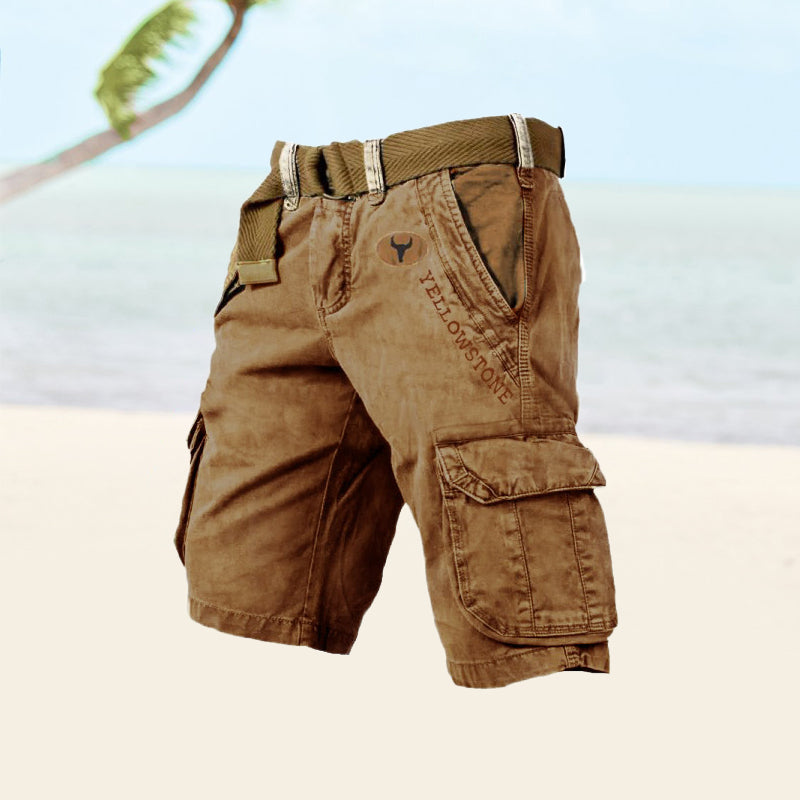 Short cargo – design en coton durable avec multiples poches pour un usage quotidien