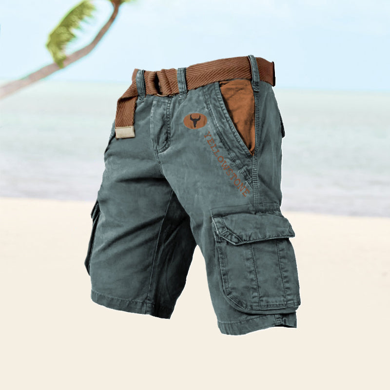 Short cargo – design en coton durable avec multiples poches pour un usage quotidien