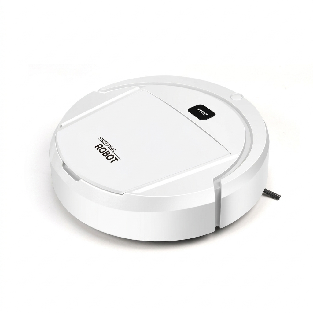 Robot Vacuum and Mop Combo – 3-in-1 Compact Cleaner for Hard Floors