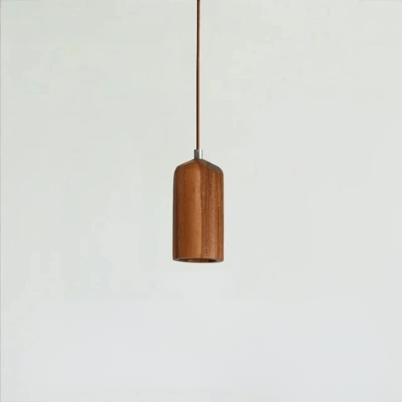 GlowNordic - Loftslampe i Træ med Elegant InteriørDesign