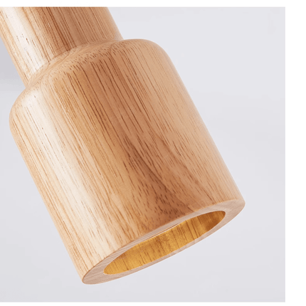 Pendant Lamp – Natural Wood Design with Warm Lighting & Scandinavian Minimalism