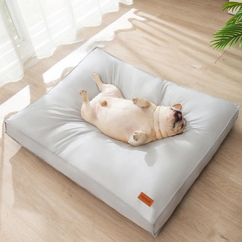 Orthopedic Dog Cushion – Memory Foam Support with Waterproof & Scratch-Resistant Cover for Everyday Comfort