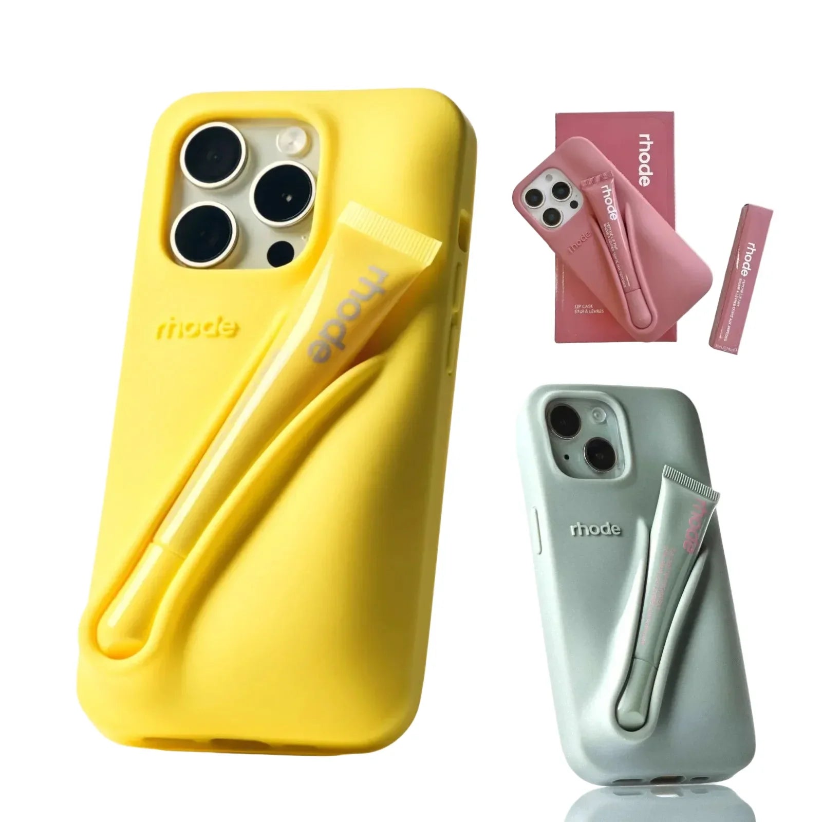 iPhone Case with Lip Gloss Set for iPhone 13-17 1