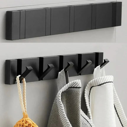 Foldable Wall Hook – Space-Saving Design, Strong Hold & Modern Metal Finish