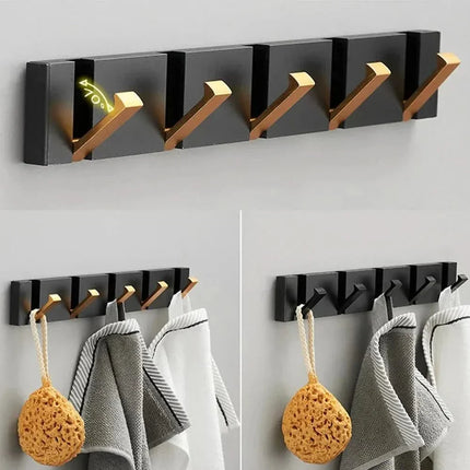 Foldable Wall Hook – Space-Saving Design, Strong Hold & Modern Metal Finish