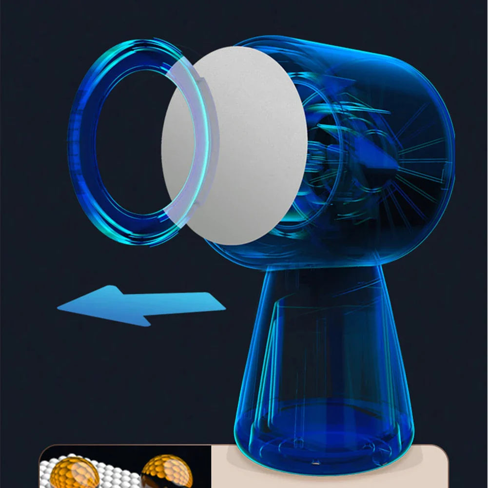 Ventilateur de cuisine portable – Design silencieux rechargeable par USB pour réduire la fumée intérieure à table
