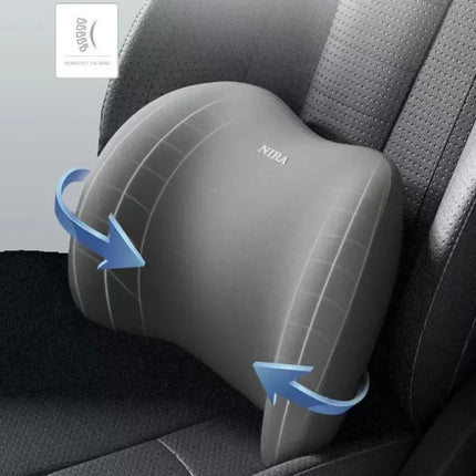 Ergonomic Car Cushion Set – Memory Foam Lumbar & Neck Support for Comfortable Driving