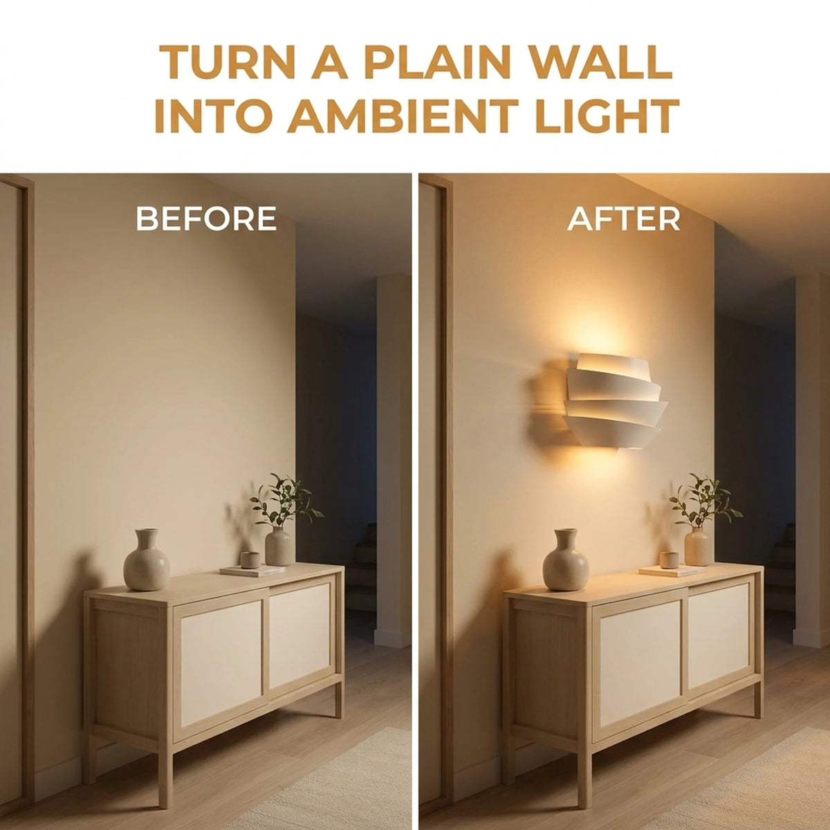Moderne wandlamp – Scandinavische metalen wandlamp met twee lichtpunten voor warme sfeer
