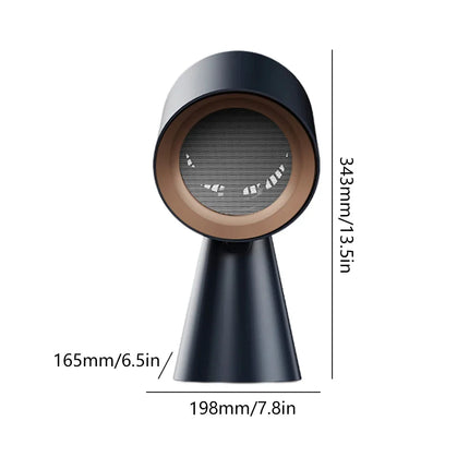 Portable Kitchen Fan – Quiet USB-Rechargeable Design for Reducing Indoor Smoke at the Table