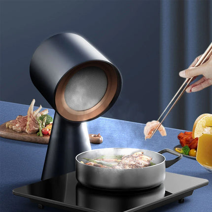 Portable Kitchen Fan – Quiet USB-Rechargeable Design for Reducing Indoor Smoke at the Table