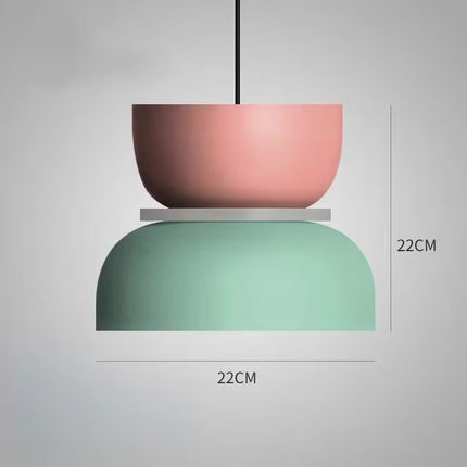 Scandinavian Pendant Light – Modern Macaron-Inspired Design with Soft Ambient Illumination