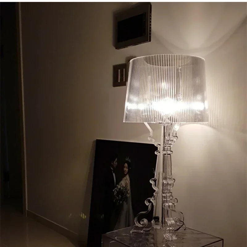 ShineLux – Bordlampe i Bourgie-stil med Elegant Barokdesign