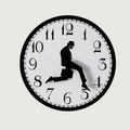 Wall Clock – Fun Cartoon-Inspired Design with Clear Display & Lightweight Construction