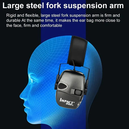 Electronic Hearing Protection – 23 dB Noise Reduction with Dual Microphones & Adjustable Volume