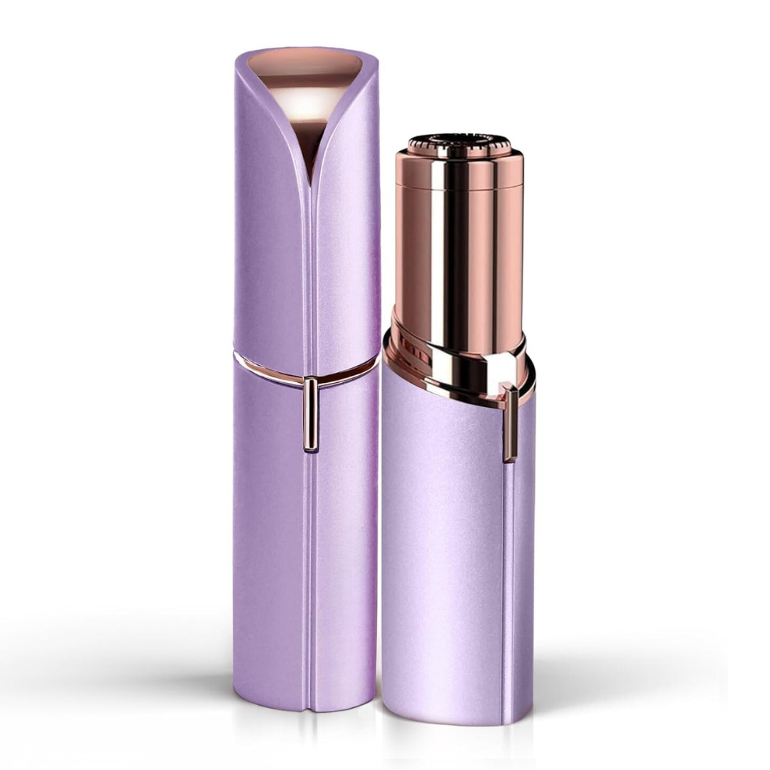 Épilateur pour poils du visage – Outil de précision doux avec tête à glissement fluide et design compact