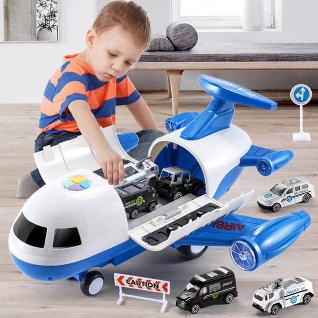 Airplane Playset for Kids – 20-Piece SkyExplorer Set with Plane, Vehicles & Accessories