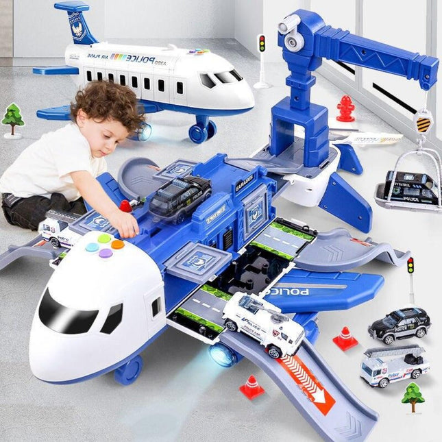 Airplane Playset for Kids – 20-Piece SkyExplorer Set with Plane, Vehicles & Accessories