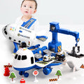 Set de jeu avion pour enfants – Ensemble SkyExplorer de 20 pièces avec avion, véhicules et accessoires