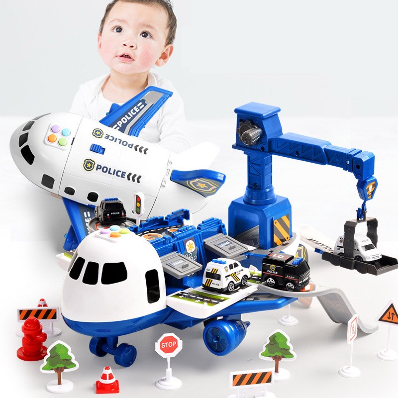 Airplane Playset for Kids – 20-Piece SkyExplorer Set with Plane, Vehicles & Accessories
