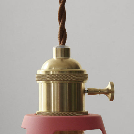 Industrial Pendant Lamp – Retro Metal Design with Warm Ambient E27 Lighting