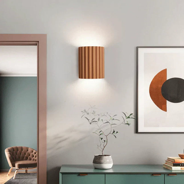 Resin Wall Lamp – Modern Artistic Design with Soft Ambient LED Lighting