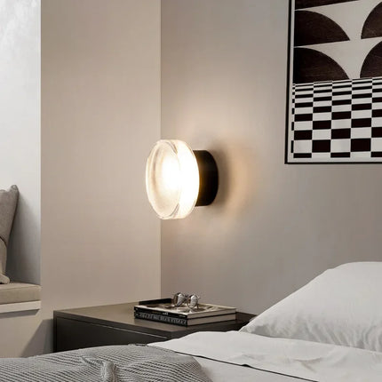 Modern Round Wall Lamp with Soft Ambient Light