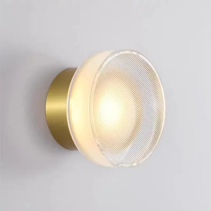 Modern Round Wall Lamp with Soft Ambient Light