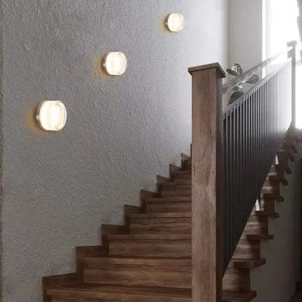Modern Round Wall Lamp with Soft Ambient Light