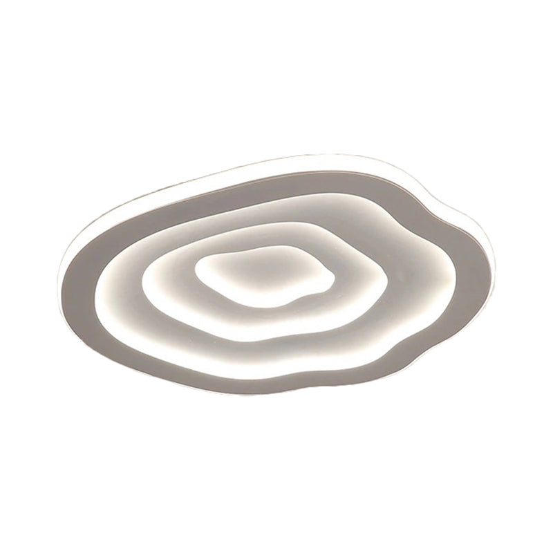 WaveGlow – Moderne Loftlampe med Bølget Mønster og Blød LED-belysning