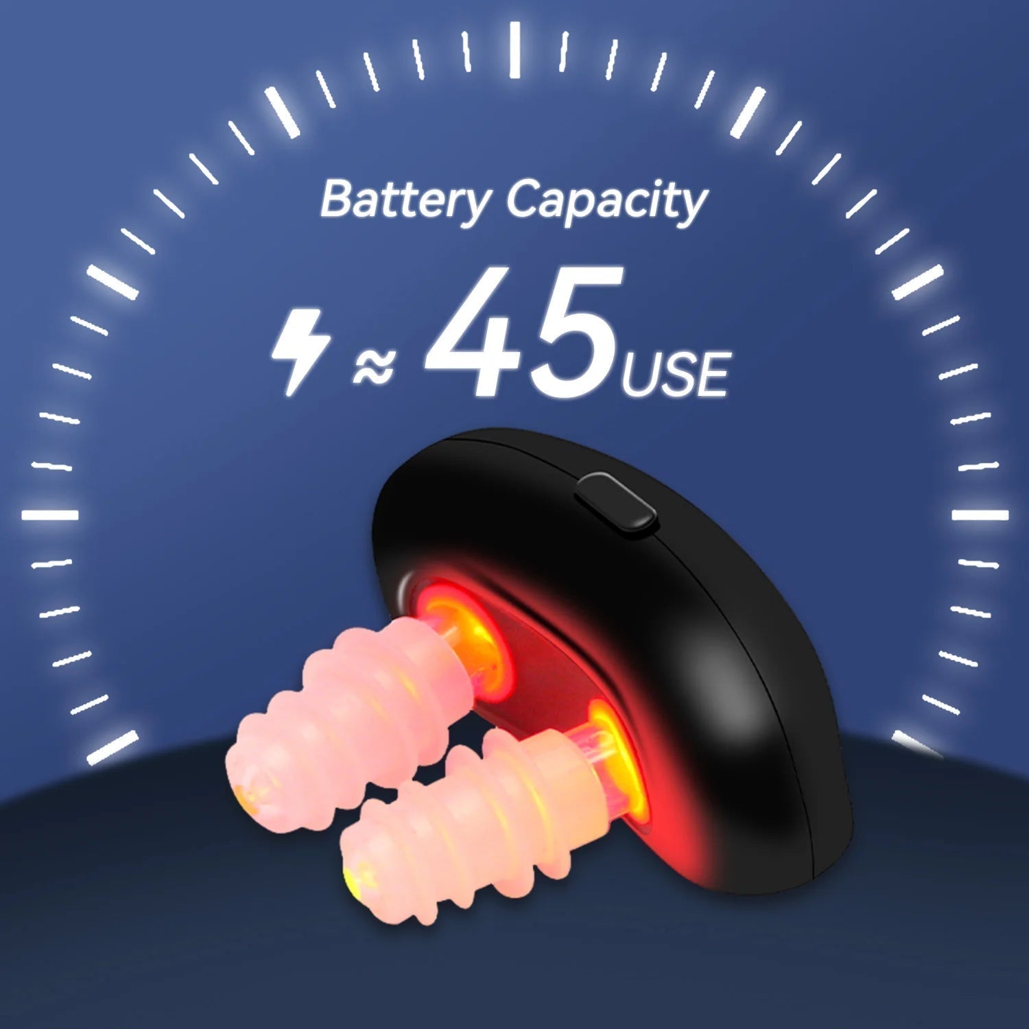 Red Light Nasal Device – Compact LED Comfort Tool with Soft Silicone Tips & USB Recharge