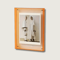 Cadre photo transparent – design moderne en acrylique avec affichage minimaliste et bords nets