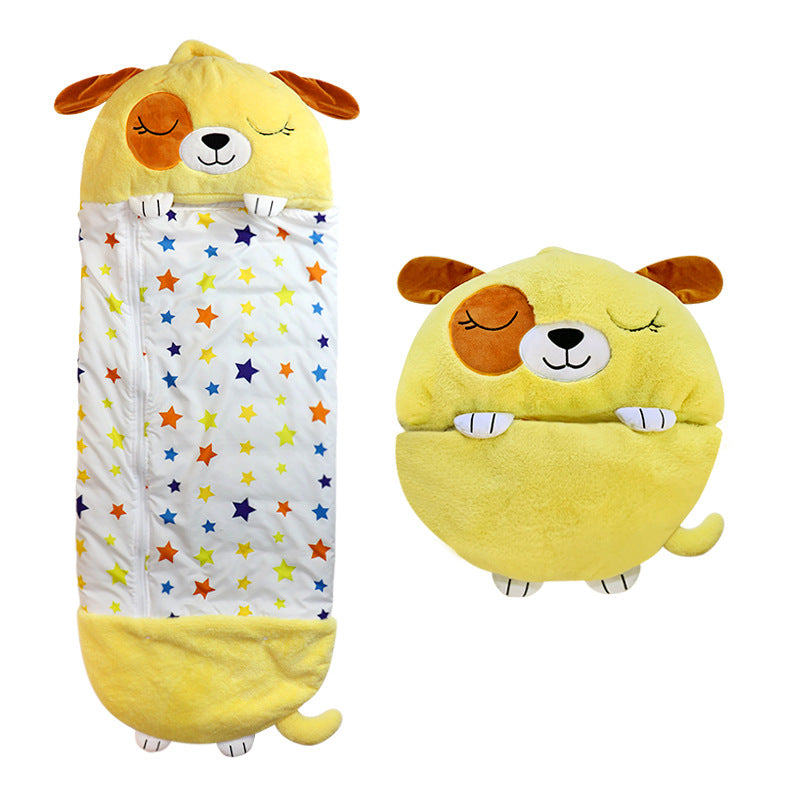 Sac de Couchage Enfant 2-en-1 – Doux, Hypoallergénique & Transformable en Peluche Câline