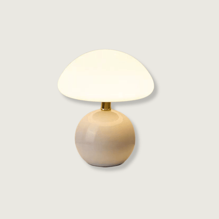 Table Lamp – French Mushroom-Inspired Design with Adjustable LED Light & Modern Interior Style