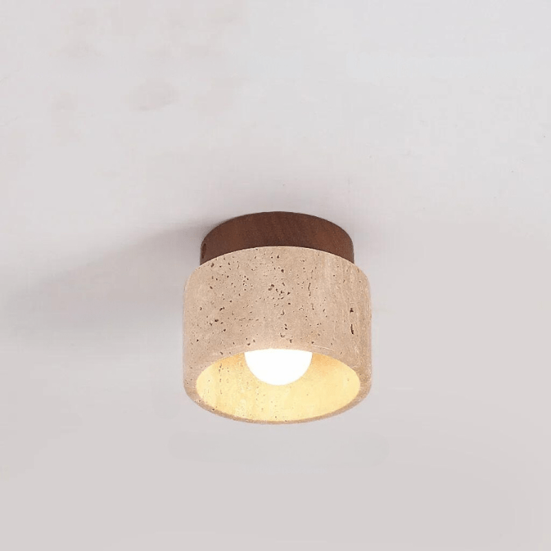 Travertine Glow – Elegant Loftpendel til Trappeopgang eller Gang