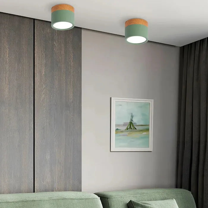 VibrantGlow – Lille Loftlampe med Varmt Stemningslys