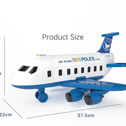 Airplane Playset for Kids – 20-Piece SkyExplorer Set with Plane, Vehicles & Accessories